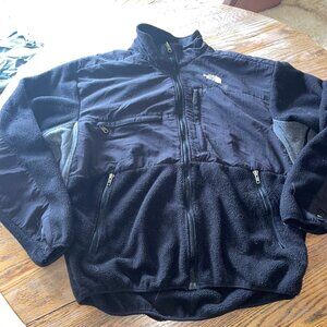 THE NORTH FACE vintage thick fleece w/2 way underarm zips/Mens XL